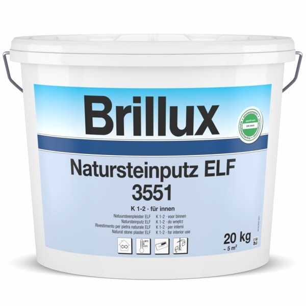 Brillux Natursteinputz ELF 3551 für innen 20 KG Ton 1170