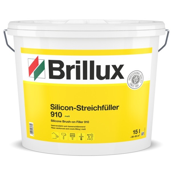 Brillux Silicon-Streichfüller 910 matt weiß 15 Ltr.