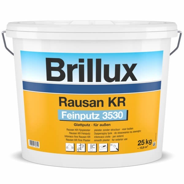 Brillux Rausan KR 3530 Feinputz für außen 25 KG 0095 weiß