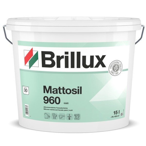 Brillux Mattosil Fassadenfarbe 960 weiß | 15 Ltr.