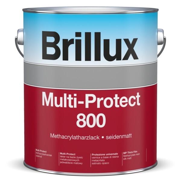 Brillux Multi-Protect 800 Fassaden und Fassadenbauteile weiß, 3 l Eimer