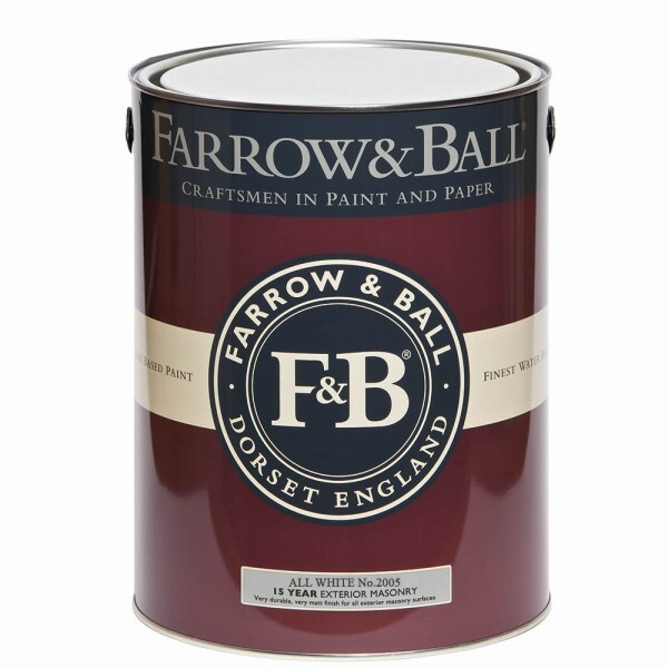 Farrow&Ball Exterior Masonry All White No. 2005 - 5 Liter Dose