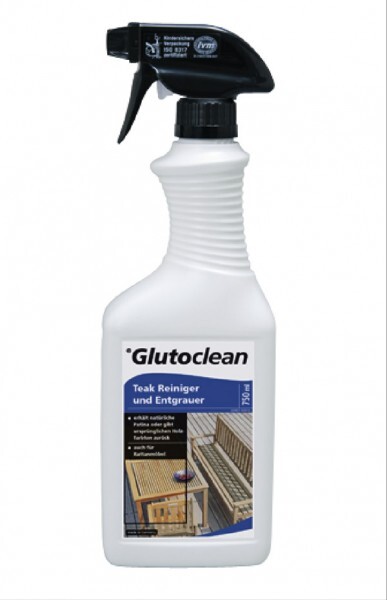 Glutoclean Teak Reiniger und Entgrauer 750 ml