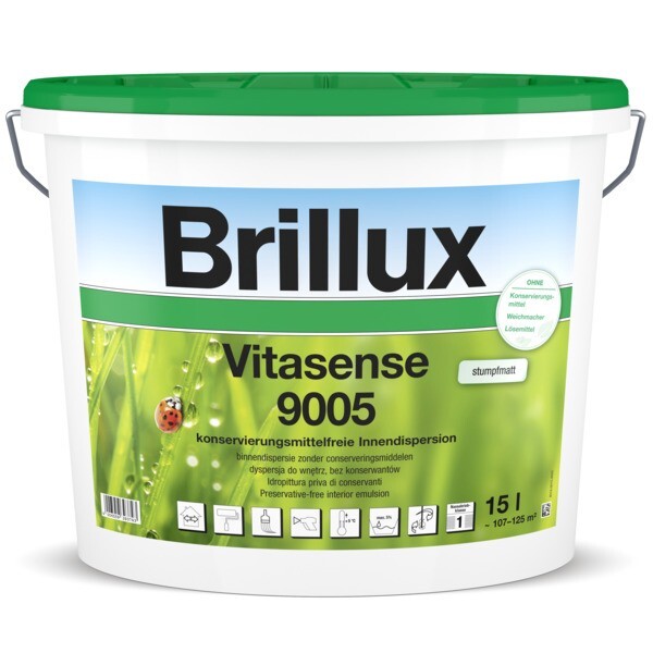 Brillux Vitasense 9005 stumpfmatt 5 ltr. weiß