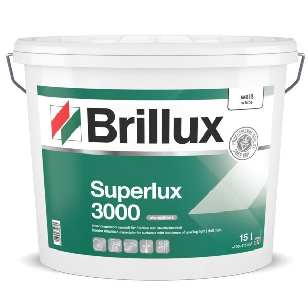 Brillux Superlux ELF 3000 stumpfmatt weiß | 10 Ltr. _L