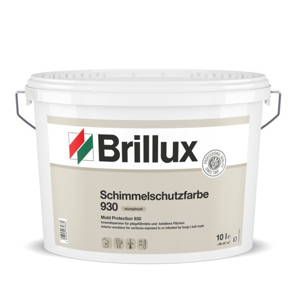 Brillux Schimmelschutz 930 stumpfmatt weiß | 10 Ltr.
