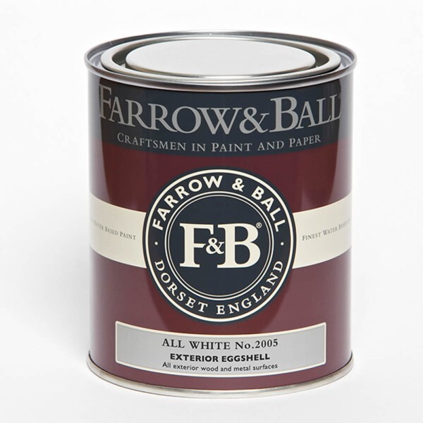Farrow&Ball Exterior Eggshell All White No. 2005 - 750 ml Dose