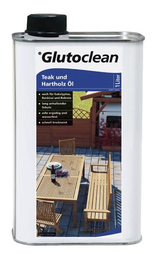 Glutoclean Teak und Hartholz Öl 1 Ltr.