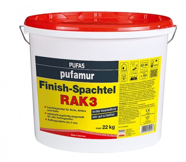 Pufamur Finish-Spachtel RAK3 22 kg
